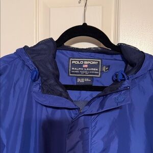 Ralph Lauren, Polo Sport sleeveless hooded windbreaker.